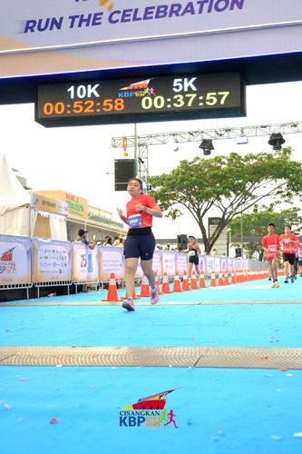 Race photo from CISANGKAN KBP CITY RUN 2025