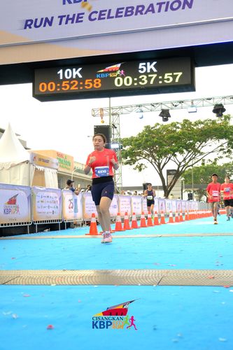 Race photo from CISANGKAN KBP CITY RUN 2025