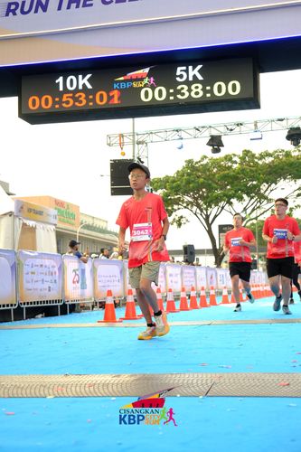 Race photo from CISANGKAN KBP CITY RUN 2025