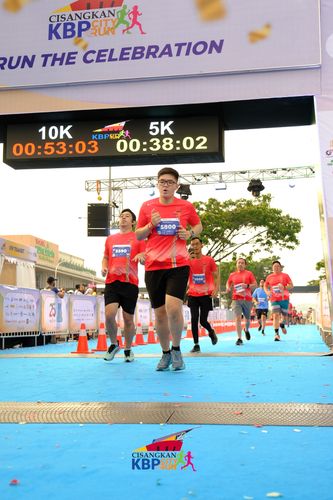 Race photo from CISANGKAN KBP CITY RUN 2025