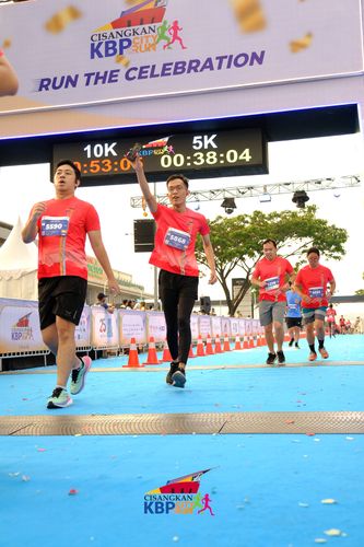 Race photo from CISANGKAN KBP CITY RUN 2025