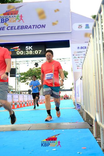 Race photo from CISANGKAN KBP CITY RUN 2025
