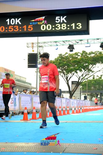 Race photo from CISANGKAN KBP CITY RUN 2025