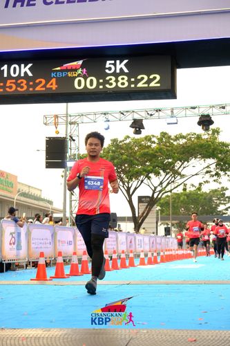Race photo from CISANGKAN KBP CITY RUN 2025