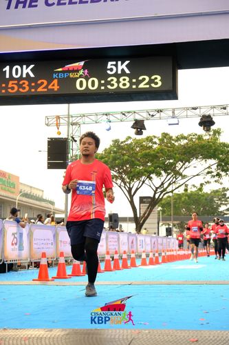 Race photo from CISANGKAN KBP CITY RUN 2025