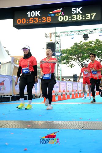 Race photo from CISANGKAN KBP CITY RUN 2025