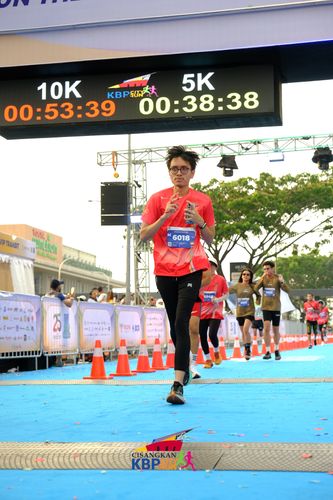 Race photo from CISANGKAN KBP CITY RUN 2025