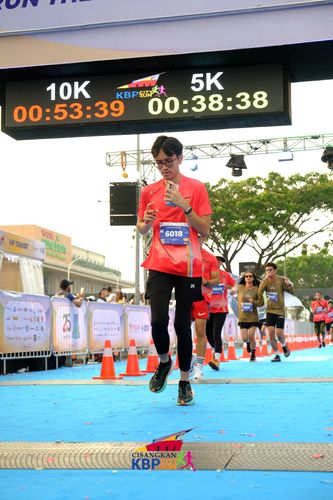 Race photo from CISANGKAN KBP CITY RUN 2025