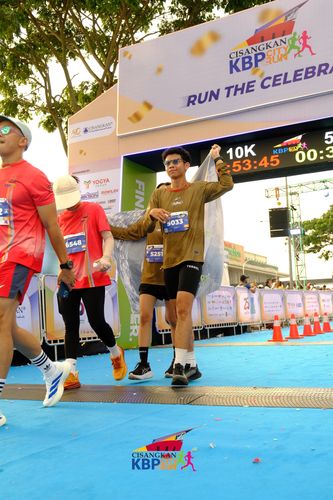 Race photo from CISANGKAN KBP CITY RUN 2025