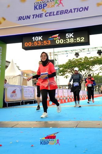 Race photo from CISANGKAN KBP CITY RUN 2025