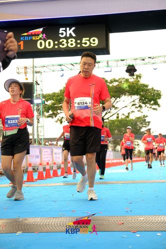 Race photo from CISANGKAN KBP CITY RUN 2025
