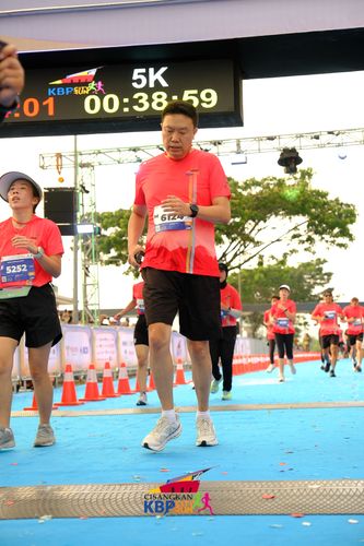 Race photo from CISANGKAN KBP CITY RUN 2025