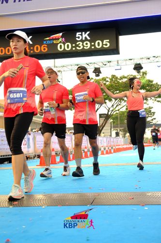 Race photo from CISANGKAN KBP CITY RUN 2025