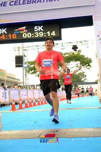 Race photo from CISANGKAN KBP CITY RUN 2025