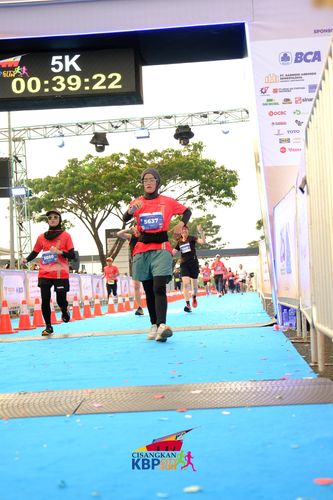 Race photo from CISANGKAN KBP CITY RUN 2025