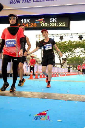 Race photo from CISANGKAN KBP CITY RUN 2025