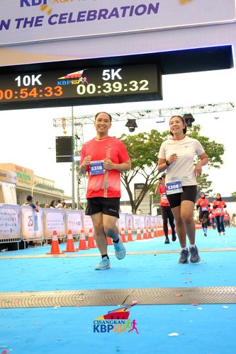 Race photo from CISANGKAN KBP CITY RUN 2025