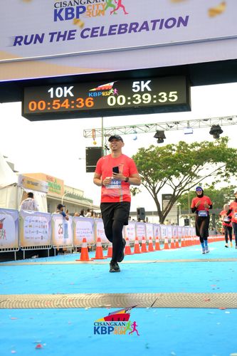 Race photo from CISANGKAN KBP CITY RUN 2025