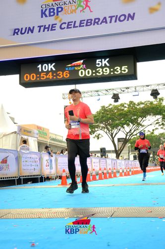 Race photo from CISANGKAN KBP CITY RUN 2025