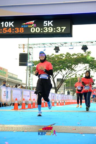 Race photo from CISANGKAN KBP CITY RUN 2025