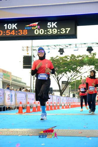 Race photo from CISANGKAN KBP CITY RUN 2025