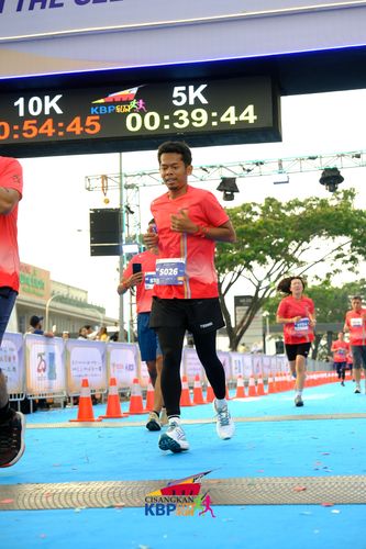 Race photo from CISANGKAN KBP CITY RUN 2025
