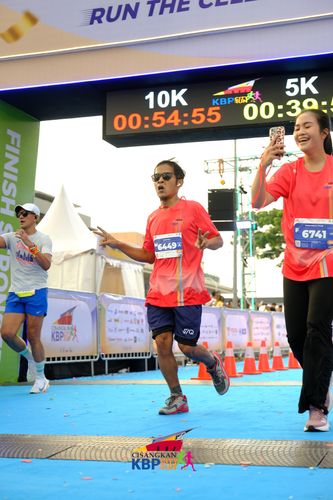 Race photo from CISANGKAN KBP CITY RUN 2025