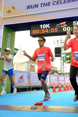 Race photo from CISANGKAN KBP CITY RUN 2025