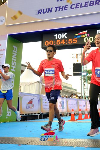 Race photo from CISANGKAN KBP CITY RUN 2025