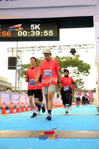 Race photo from CISANGKAN KBP CITY RUN 2025