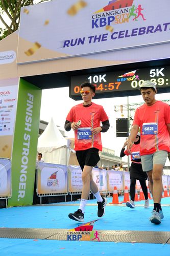 Race photo from CISANGKAN KBP CITY RUN 2025