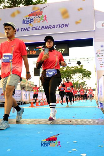 Race photo from CISANGKAN KBP CITY RUN 2025