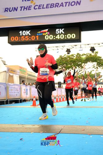Race photo from CISANGKAN KBP CITY RUN 2025