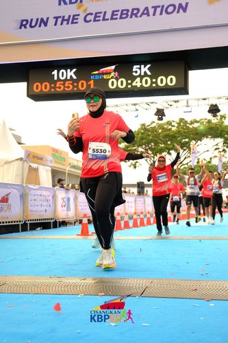 Race photo from CISANGKAN KBP CITY RUN 2025