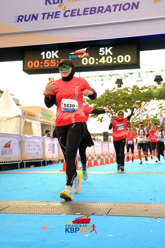Race photo from CISANGKAN KBP CITY RUN 2025