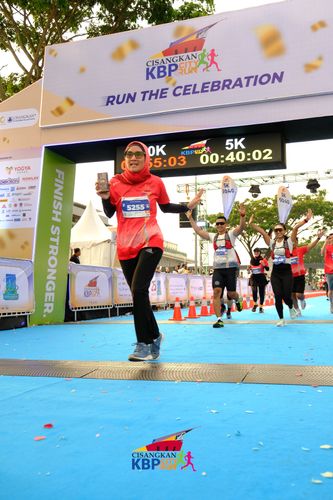 Race photo from CISANGKAN KBP CITY RUN 2025