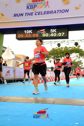 Race photo from CISANGKAN KBP CITY RUN 2025