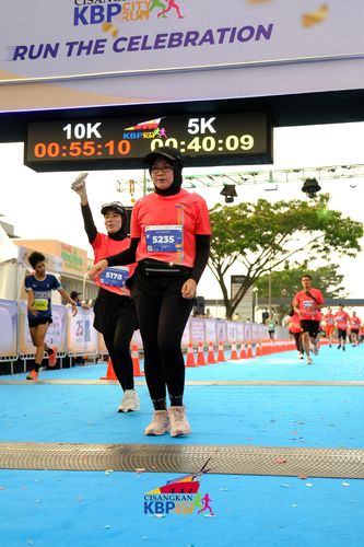 Race photo from CISANGKAN KBP CITY RUN 2025
