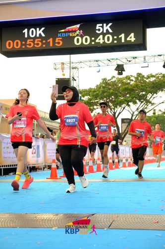 Race photo from CISANGKAN KBP CITY RUN 2025