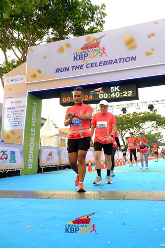 Race photo from CISANGKAN KBP CITY RUN 2025