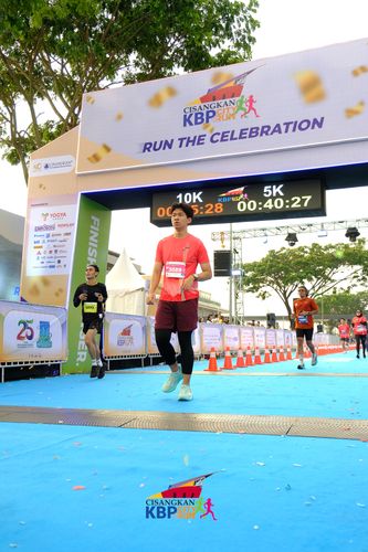Race photo from CISANGKAN KBP CITY RUN 2025