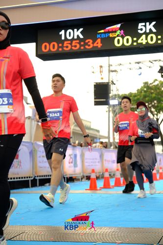 Race photo from CISANGKAN KBP CITY RUN 2025