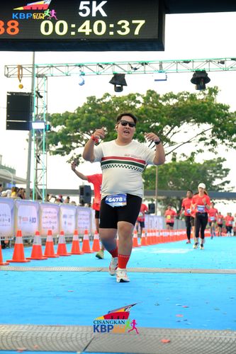 Race photo from CISANGKAN KBP CITY RUN 2025