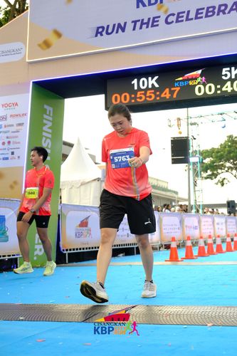 Race photo from CISANGKAN KBP CITY RUN 2025
