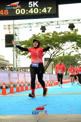 Race photo from CISANGKAN KBP CITY RUN 2025
