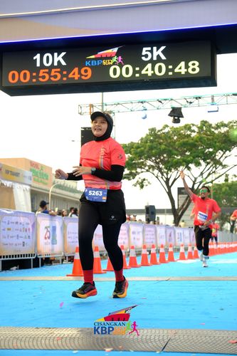 Race photo from CISANGKAN KBP CITY RUN 2025