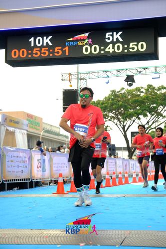 Race photo from CISANGKAN KBP CITY RUN 2025