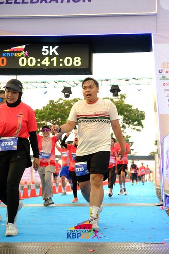 Race photo from CISANGKAN KBP CITY RUN 2025