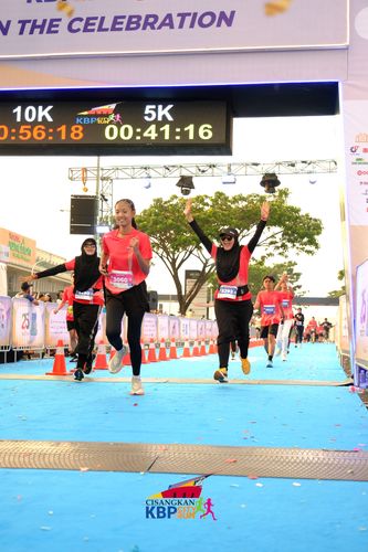 Race photo from CISANGKAN KBP CITY RUN 2025