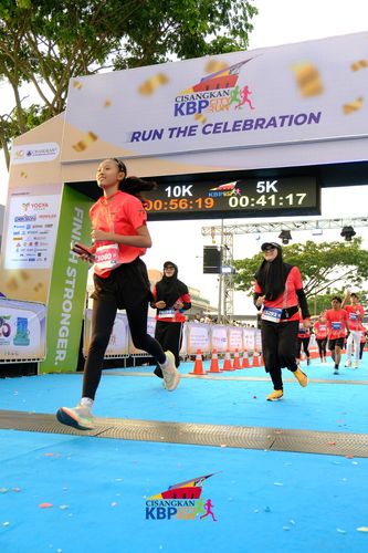 Race photo from CISANGKAN KBP CITY RUN 2025
